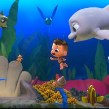 Blu e Flippy - Amici per le pinne: un momento del film