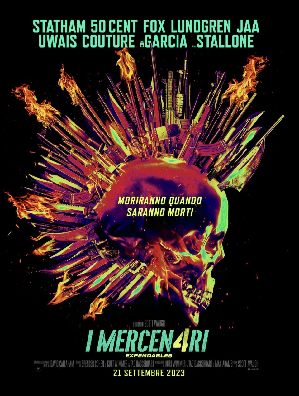 Mercenari 4 Teaser Poster Italiano