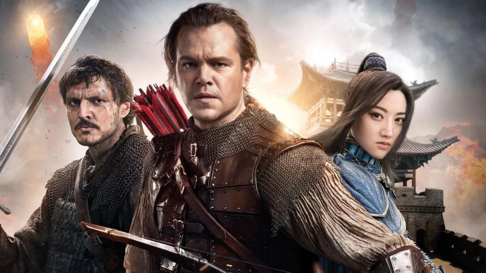 The Great Wall stasera su Italia 1: cast e trama del film con Matt Damon e Pedro Pascal