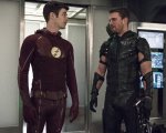 The Flash, Grant Gustin e Stephen Amell a cena insieme celebrano la fine della serie