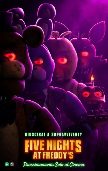 five nights at freddy's italy poster