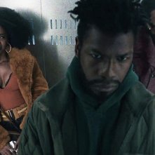 Hanno clonato Tyrone: Jamie Foxx, Teyonah Parris e John Boyega in ascensore