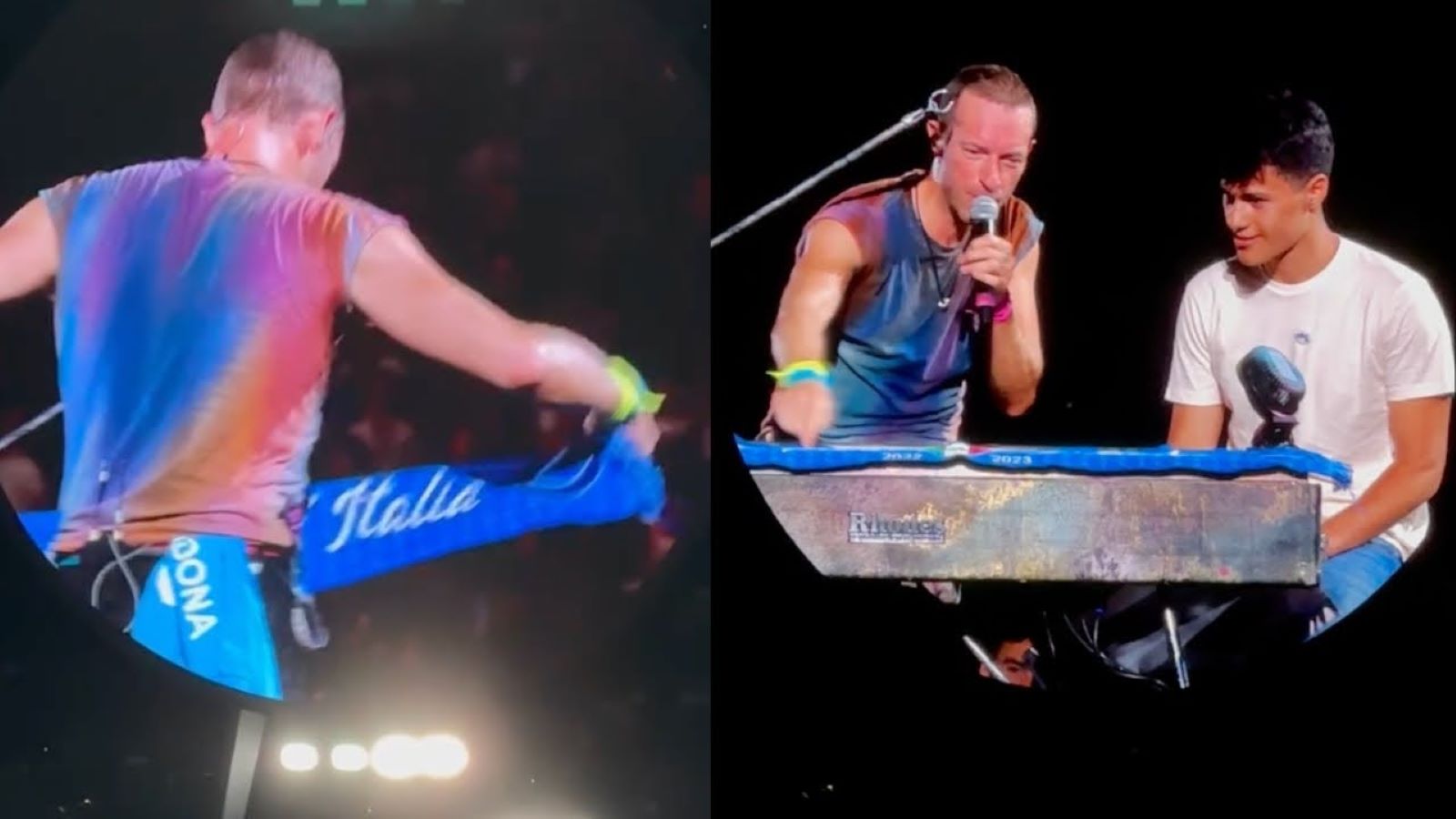 Coldplay a Napoli: Chris Martin canta Pino Daniele ed incanta il pubblico dello Stadio Maradona