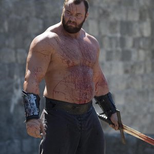 Hafþór Júlíus Björnsson in una foto de Il Trono di spade
