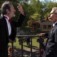 I peggiori giorni: Rocco Papaleo e Giovanni Storti discutono in una scena