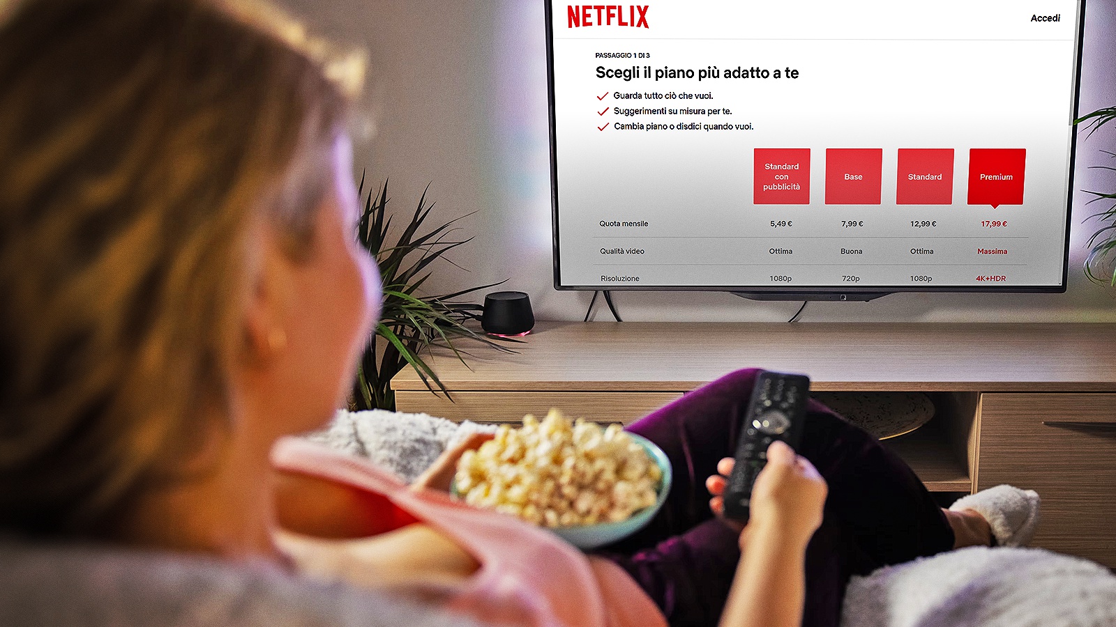 Netflix: come funziona l'abbonamento e quanto costa in base al