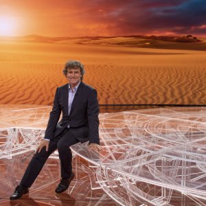 Noos - L'avventura della conoscenza: Una foto del conduttore e ideatore Alberto Angela