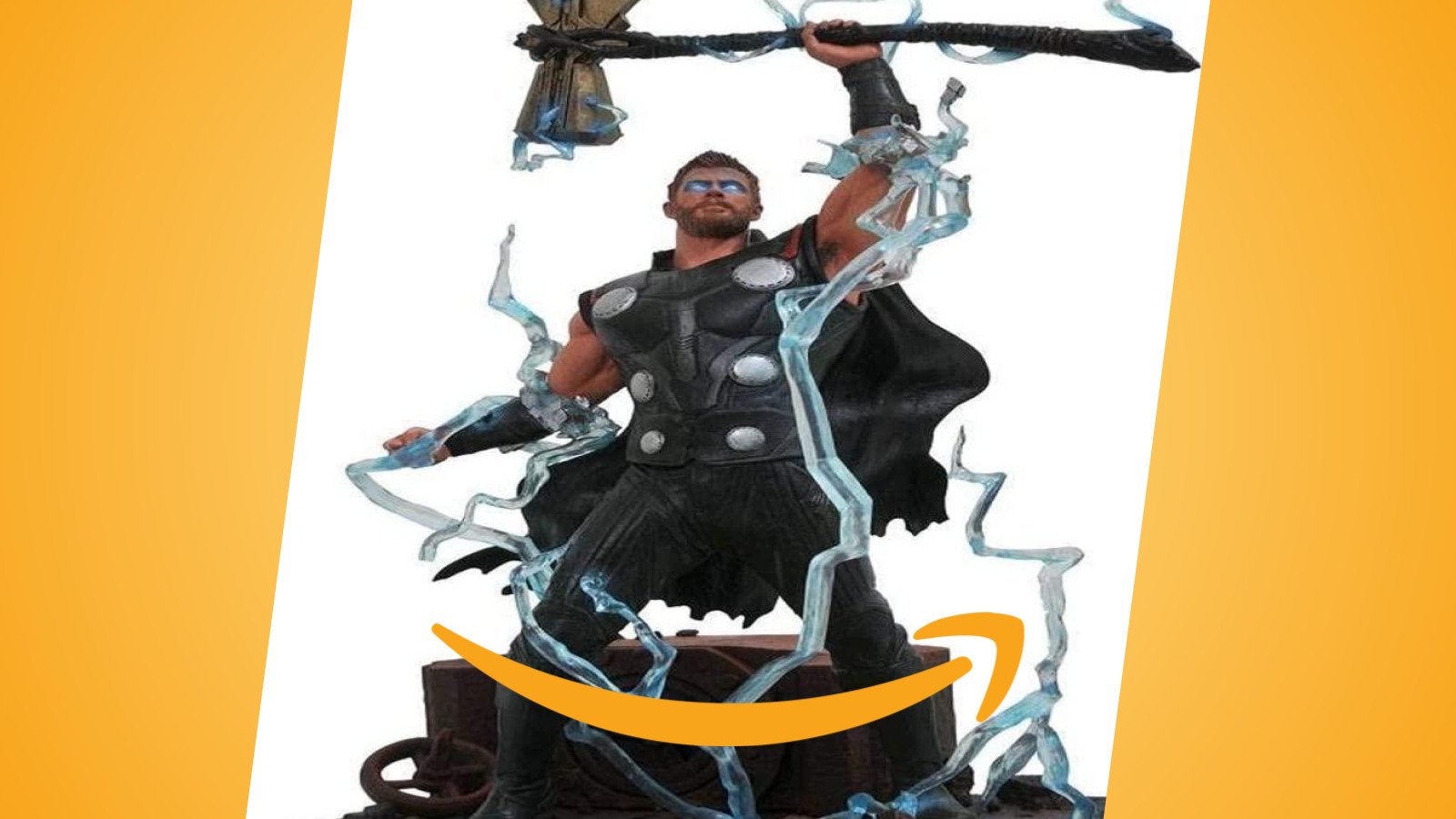 Marvel: the spectacular action figure of Thor with the Stormbreaker, from Infinity War, is discounted on Amazon