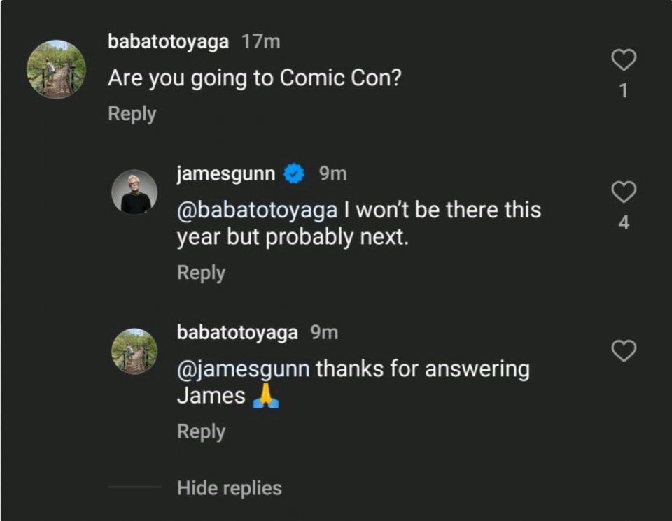 James Gunn Post