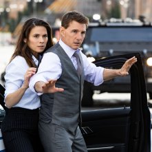 Mission: Impossible – Dead Reckoning Parte Uno, Tom Cruise e Hayley Atwell in una sequenza