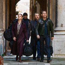 Mission: Impossible – Dead Reckoning Parte Uno, Tom Cruise, Ving Rhames, Rebecca Ferguson, Simon Pegg in una scena del film