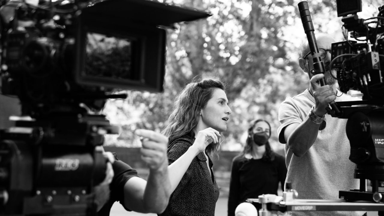 Paola Cortellesi sul set di 'C'è ancora domani'