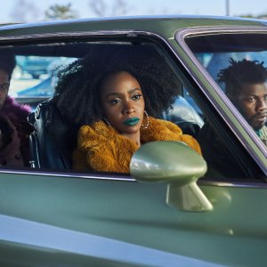 Hanno clonato Tyrone: Teyonah Parris e Jamie Foxx in una foto