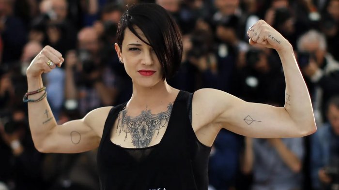 Asia Argento: 'Grazie al Me Too oggi le donne hanno meno paura'