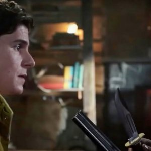 Old Man: Marc Senter e Stephen Lang in una scena del film