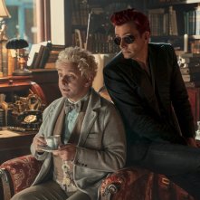 Good Omens 2: David Tennant, Michael Sheen in una scena