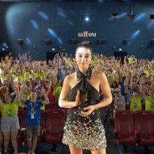 Simona Tabasco in un'immagine al Giffoni Film Festival
