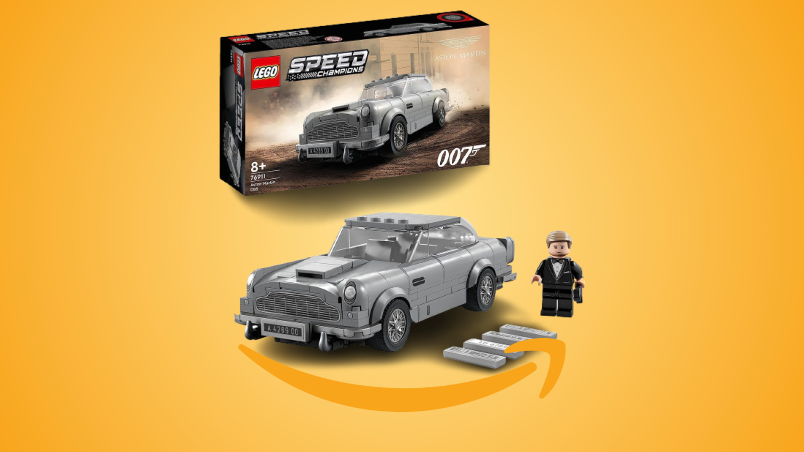 007: il set LEGO della leggendaria Aston Martin DB5 di James Bond è sceso di prezzo su Amazon