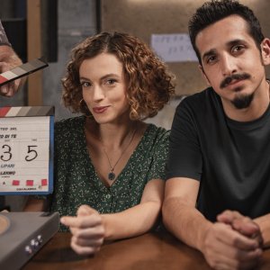 So tutto di te: Roberta Rigano e Roberto Lipari in una foto sul set