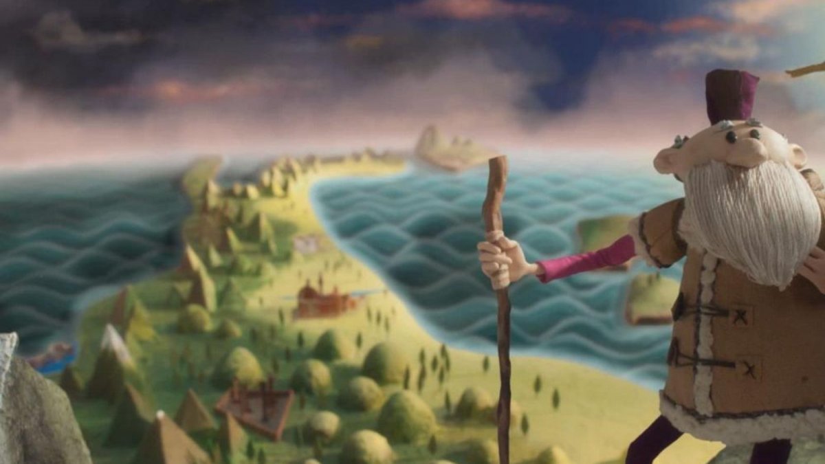 trailer for stop-motion animated film about Leonardo da Vinci