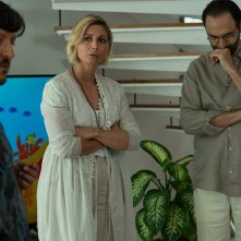 I peggiori giorni: Ricky Memphis, Anna Ferzetti, Neri Marcoré in una scena del film