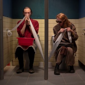 The Falling Star, Fiona Gordon e Dominic Abel in una scena del film