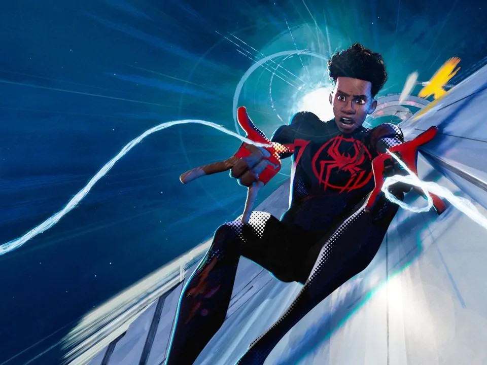 Spider-Man- Across the Spider-Verse, una scena del film