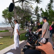 Blue Beetle: un'immagine dal set