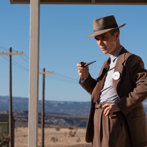 Oppenheimer: Cillian Murphy durante una scena