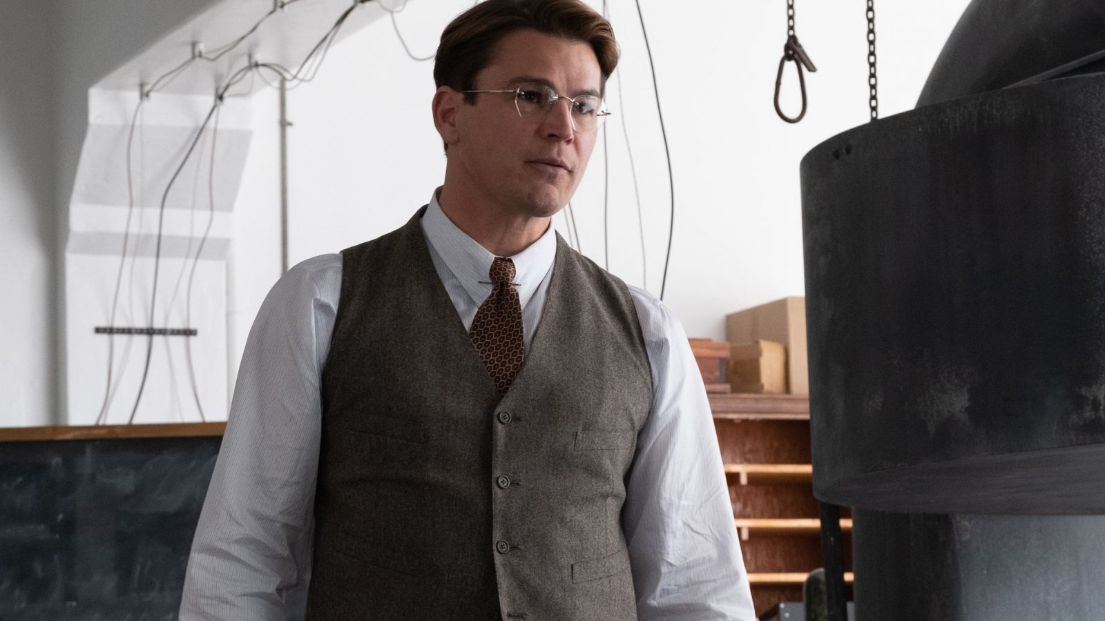 Josh Hartnett in una scena di Oppenheimer