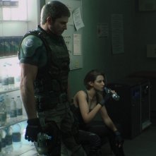 Resident Evil - L'isola della morte: una scena del film