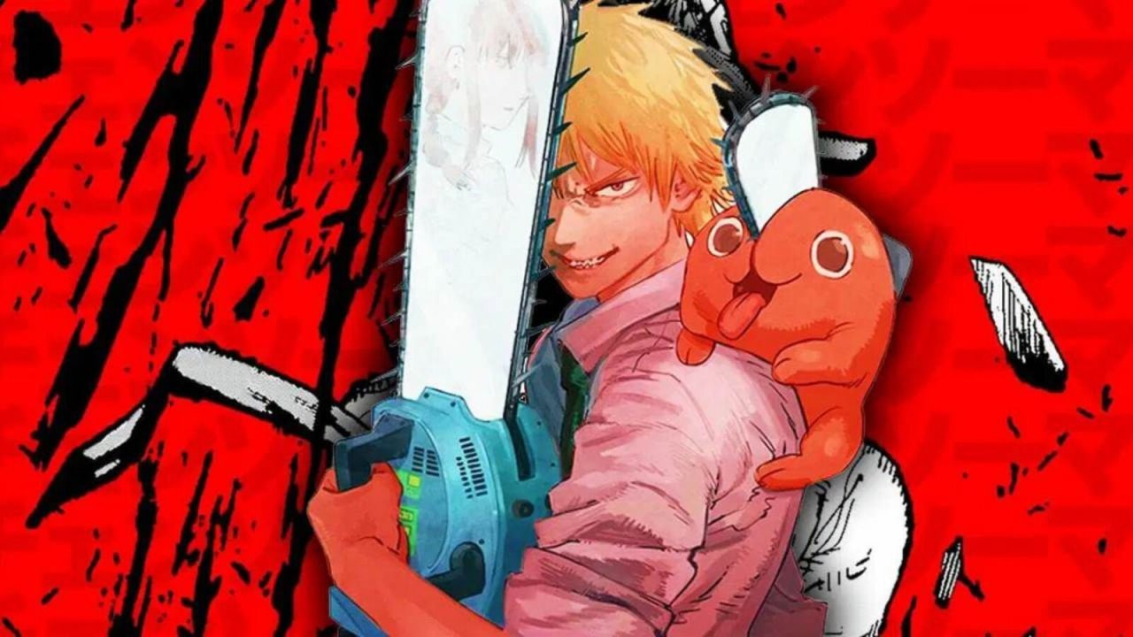 Chainsaw Man in una scena.