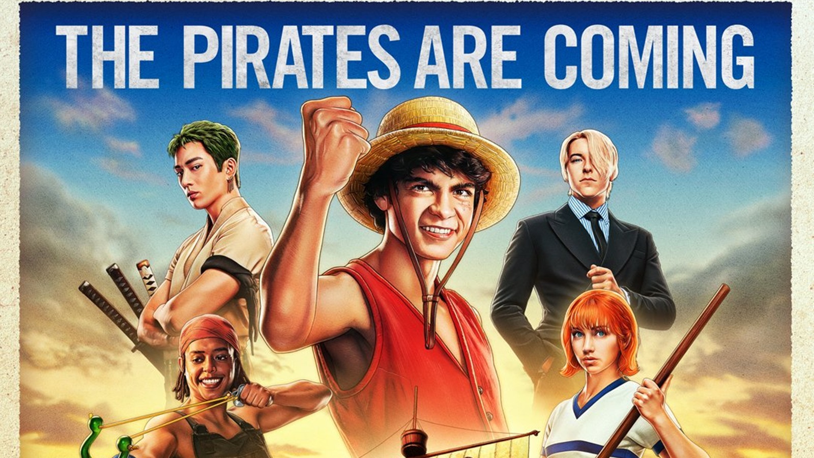 ONE PIECE: i pirati stanno arrivando nel nuovo poster della serie