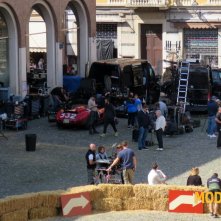 Ferrari: una foto dal set del film