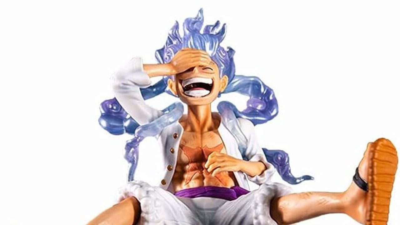 One Piece: il Gear 5 di Luffy esplode in tutta la sua follia con un’action figure in offerta su Amazon