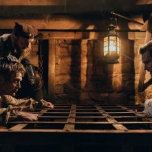 La terra promessa: Mads Mikkelsen, Simon Bennebjerg in una scena del film