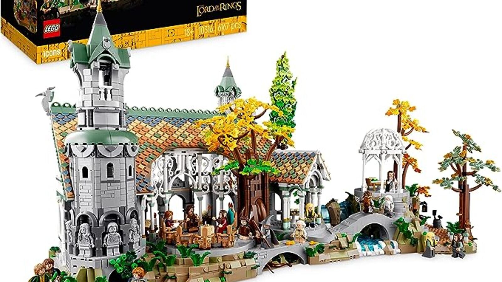 Il signore degli anelli: lo spettacolare set LEGO di Gran Burrone è sceso  di prezzo su