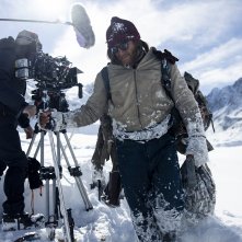 La società della neve: una fotografia dal set