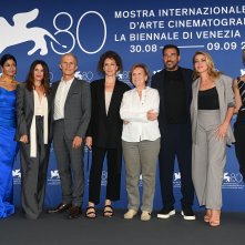 L'ordine del tempo: il cast durante il photocall alla Mostra Internazionale d’Arte Cinematografica di Venezia