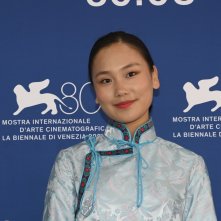 City of Wind: Normin-Erdene Ariunbyamba durante il photocall della Mostra Internazionale d’Arte Cinematografica di Venezia 80