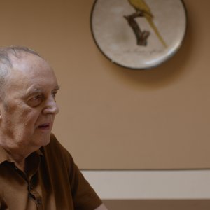 Dario Argento Panico: Dario Argento in una scena