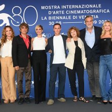 Felicità: il cast durante in una foto della Mostra d'Arte Cinematografica di Venezia 80