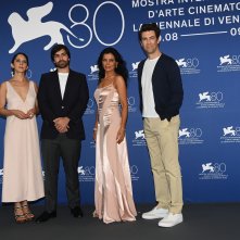 Tatami: il cast durante il photocall della Mostra d'Arte Cinematografica di Venezia 80