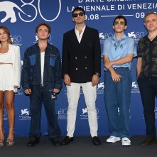 Dormitory: il cast durante il photocall della Mostra d'Arte Cinematografica di Venezia 80