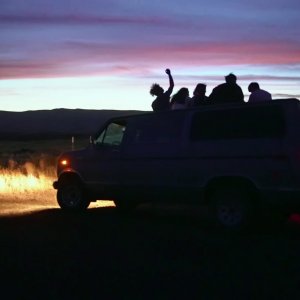 Gasoline Rainbow: un fotogramma del film