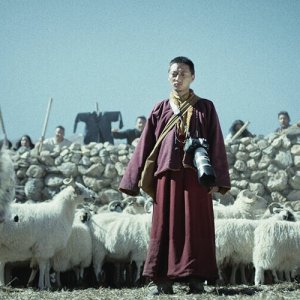 Il leopardo delle nevi: una scena del film