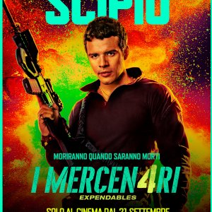 I Mercen4ri - Expendables: il character poster per Jacob Scipio