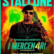 I Mercen4ri - Expendables: il character poster per Sylvester Stallone