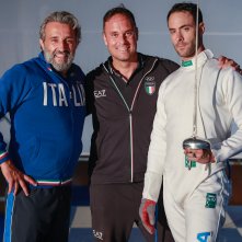 La stoccata vincente: una foto dal set