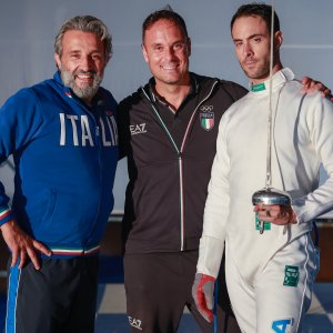 La stoccata vincente: una foto dal set